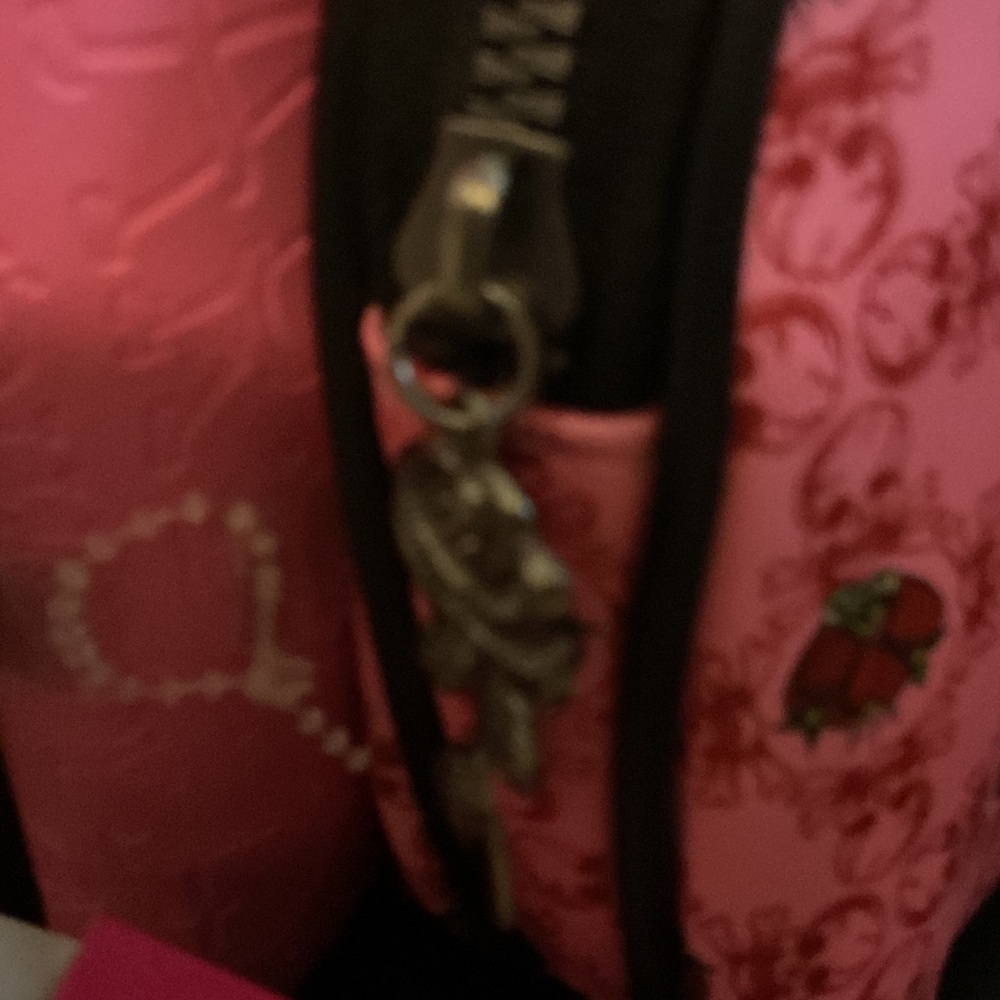 Ed Hardy Pink Skull & Rose Cosmetic Bag Duo - Picture 4 of 7